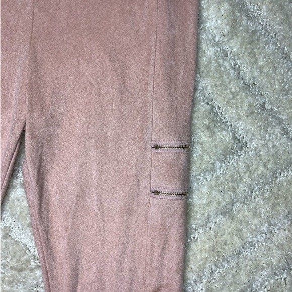 Y2K Privy Privately Privileged Dusty Pink Velvet Zipper Track Suit woman’s XS - Picture 10 of 16